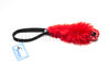 SWAG Plain Sheepskin + Swirl ball S - Sheepskin: Rood / Handvat: Assorti