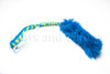 SWAG Bungee Sheepskin Large - Sheepskin: Blauw / Handvat: DogVizion Patternz Blauw/Geel