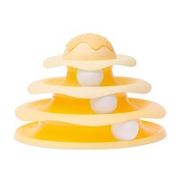 Imac cat tower 3 niveaus geel