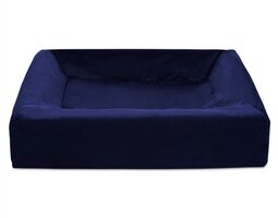 Bia bed royal fluweel hoes hondenmand navy