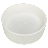 Trixie voerbak hond keramiek wit