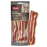 Trixie premio bacon strips met eendenborst en rundvlees