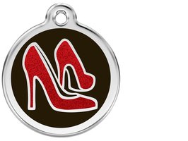 Red Dingo Penning Red Shoes Glitter