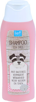 Lief! Shampoo Tea Tree tegen Vlooien en Teken - 300 ml