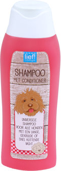 Lief! Shampoo met Conditioner voor langharige honden - 300 ml