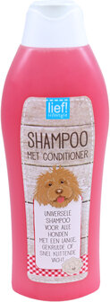 Lief! Shampoo met Conditioner voor langharige honden - 750 ml