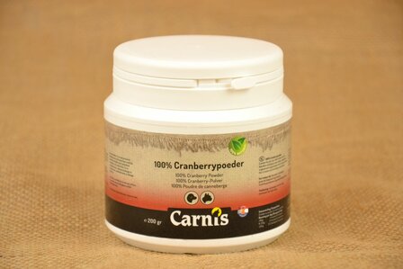 Carnis Cranberrypoeder 100% - 200gr