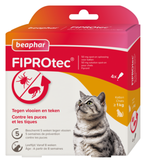 Fiprotec Kat - 4 pipetten