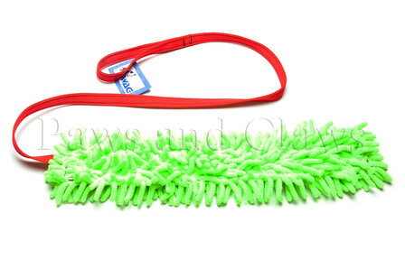 SWAG Chasing Micromop 1,4m - Micromop: Limegroen / Handvat: Rood