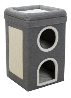 Trixie krabpaal cat tower saul grijs