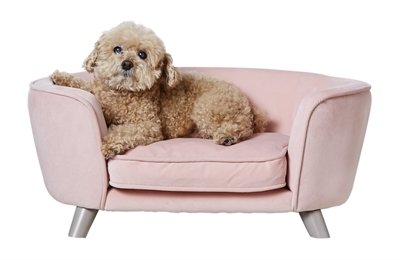 Enchanted hondenmand / sofa romy blush roze