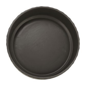 Trixie voerbak / drinkbak wave keramiek grijs