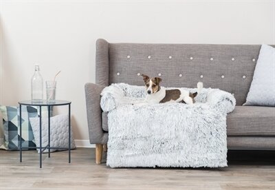 Trixie sofa bed harvey meubelbeschermer hoekig wit / zwart