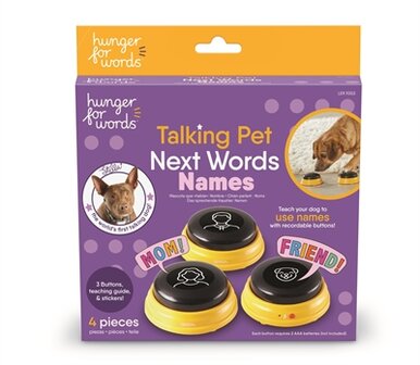 Hunger for words talking pet next words names