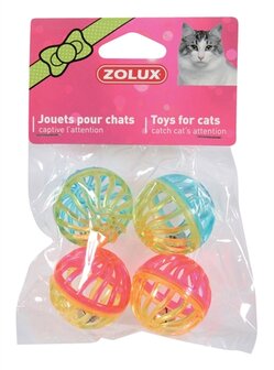 Zolux kattenspeelgoed bal twist met bel assorti