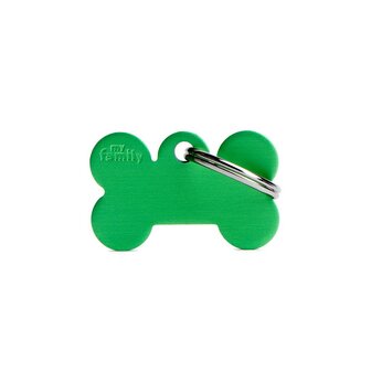 Penning Basic Bone Aluminium Groen - Small