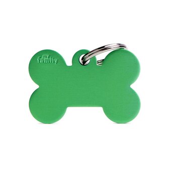 Penning Basic Bone Aluminium Groen - Large