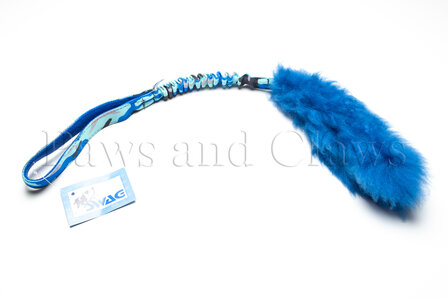 SWAG Bungee Sheepskin Large - Sheepskin: Blauw / Handvat: Patternz Camoflage Blauw