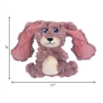 Kong scrumplez bunny pluche met piep roze