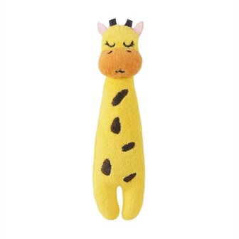 Rosewood grijpspeelgoed giraffe met knisper eco friendly gerecycled