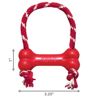 Kong goodie bone met touw
