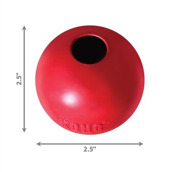 Kong bal met gat rubber