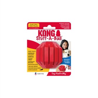 Kong stuff a ball rubber rood