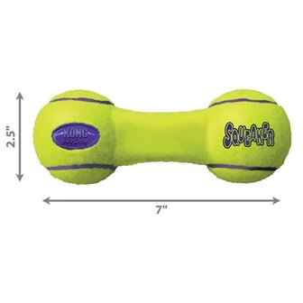 Kong airdog dumbel tennisbal geel
