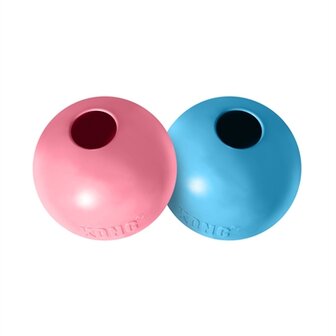 Kong puppy ball roze of lichtblauw assorti