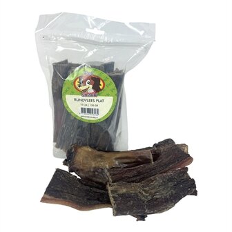 Petsnack rundvlees plat