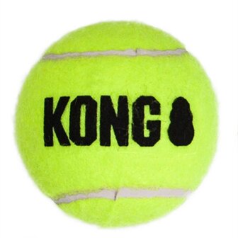 Kong squeakair tennisbal geel met piep