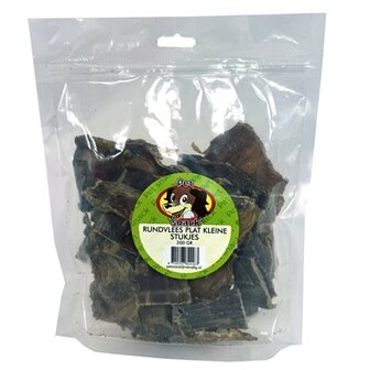 Petsnack rundvlees plat kleine stukjes