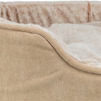 Trixie vital hondenmand lino soft ovaal beige / creme