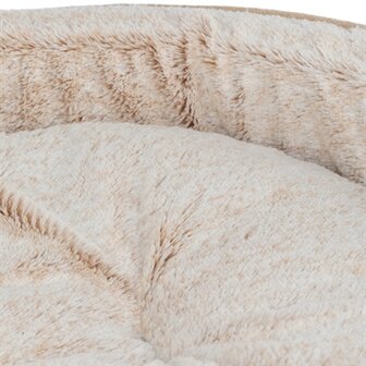 Trixie vital hondenmand lino soft ovaal beige / creme