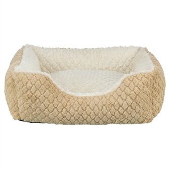 Trixie hondenmand kaline mio hoekig lichtbruin / creme