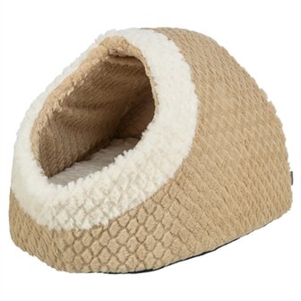 Trixie kattenmand iglo kaline mio lichtbruin / creme