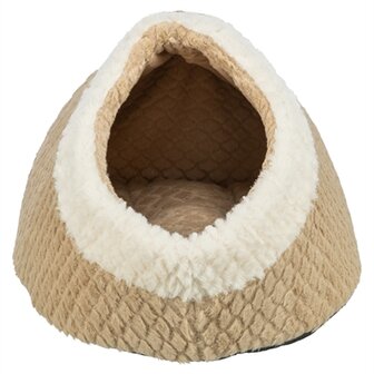 Trixie kattenmand iglo kaline mio lichtbruin / creme