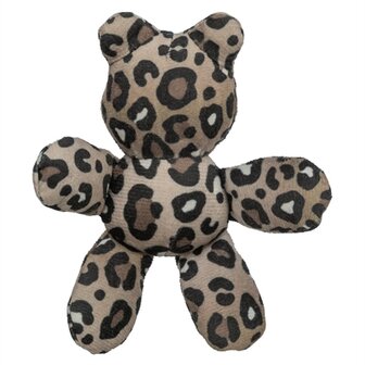 Trixie beer pluche panterprint met kattenkruid / catnip assorti