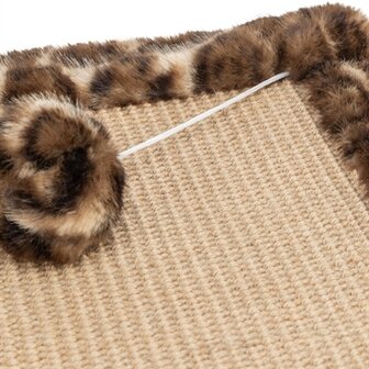 Trixie krabmat leo panterprint bruin