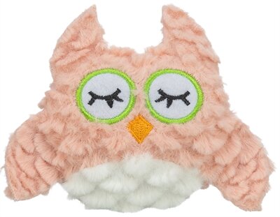 Trixie uil pluche met kattenkruid / catnip assorti