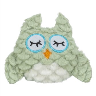Trixie uil pluche met kattenkruid / catnip assorti