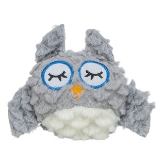 Trixie uil pluche met kattenkruid / catnip assorti