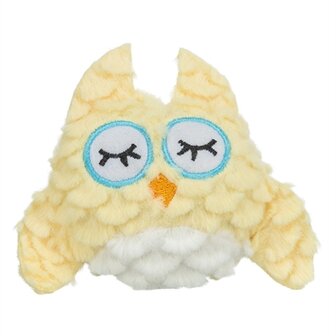 Trixie uil pluche met kattenkruid / catnip assorti