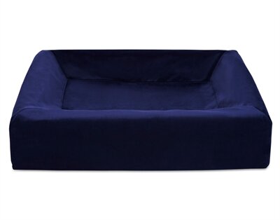 Bia bed royal fluweel hoes hondenmand navy