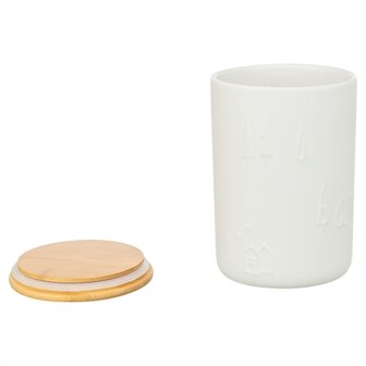Trixie snackpot keramiek wit