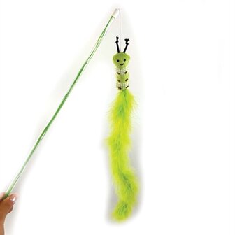 Happy pet tabby patch kattenhengel rups groen