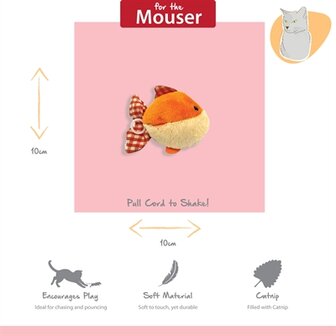 Happy pet tabby patch shaking goudvis