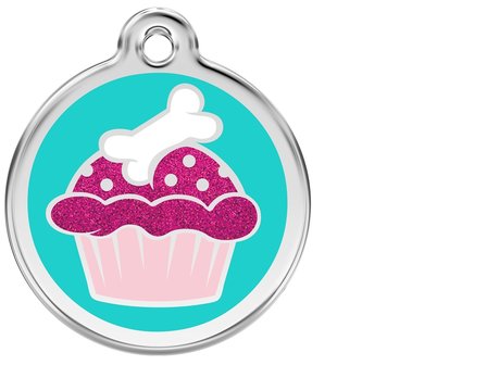 Red Dingo Penning Cupcake Glitter