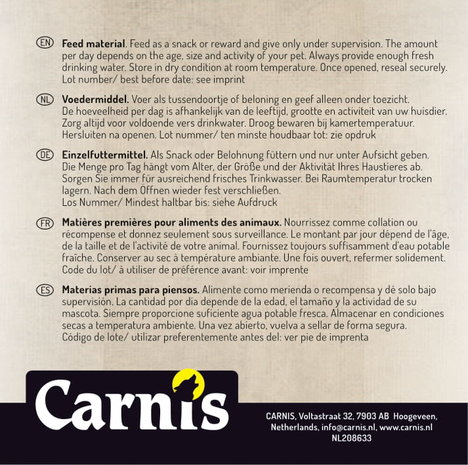 Carnis Kamelenhuid stukjes - 200gr