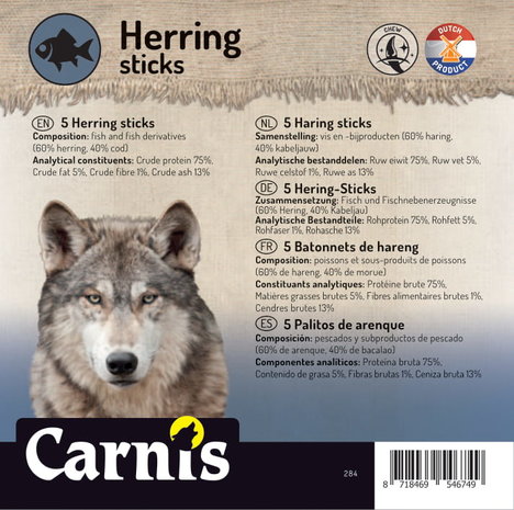 Carnis Haring sticks - 5 stuks